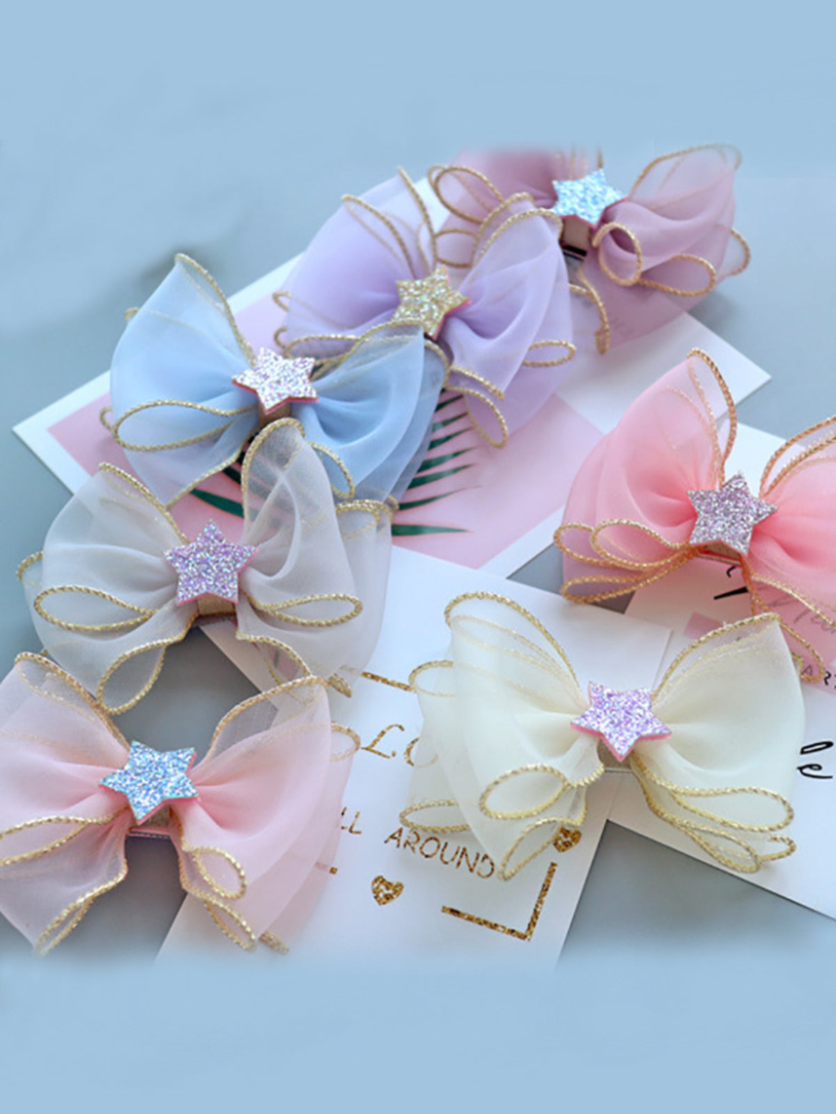 Starry Dreams Chiffon Hair Bows