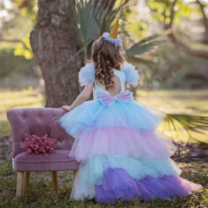 Long Back Unicorn Dress