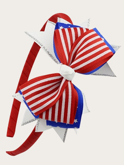 Girls Festive Patriotic Headband Accessory