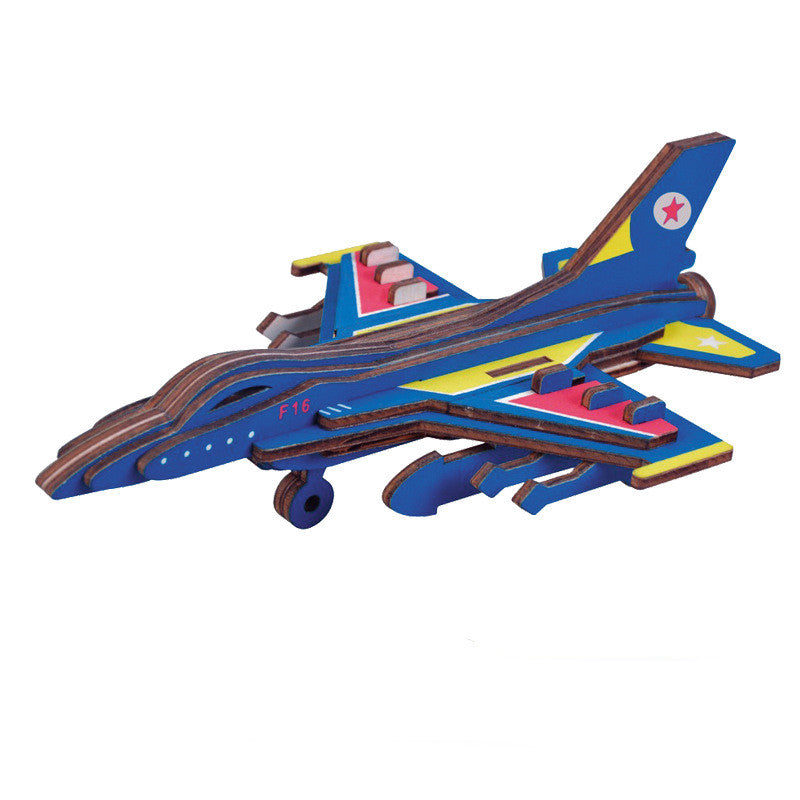 Wooden 3D Puzzle Toys for Kids' Education