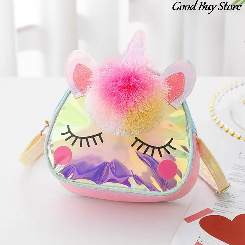 Unicorn Pompom Shoulder Bag