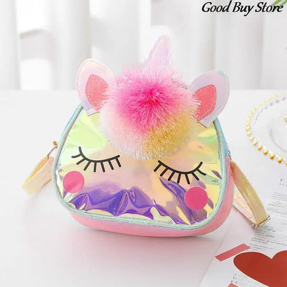 Unicorn Pompom Shoulder Bag