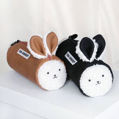 Cute Plush Rabbit Pencil Case