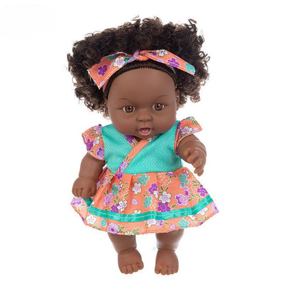 Wholesale Simulation Doll 8-inch African Black Doll Cute Doll
