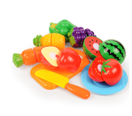 Kids' Educational Fruit and Vegetable Slicer and Cutter Toy