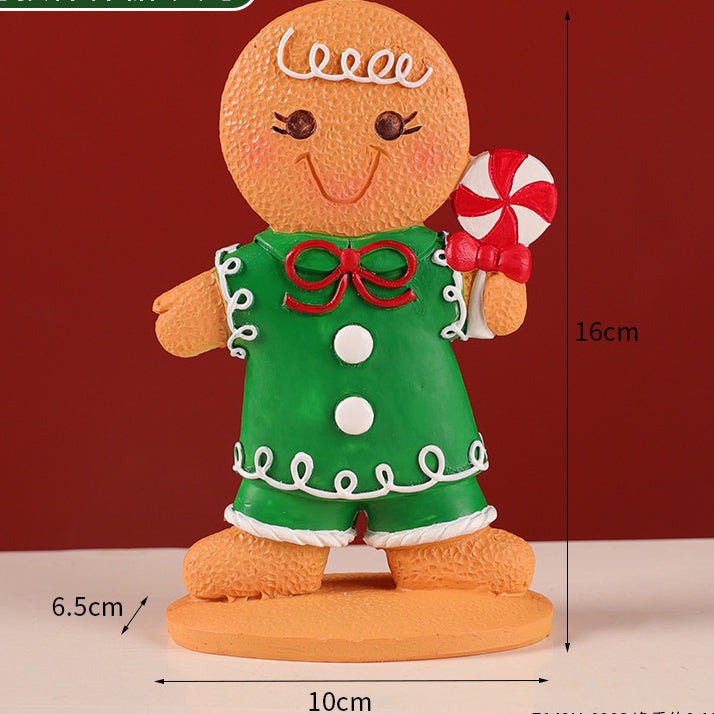 Christmas Gingerbread Resin Ornaments