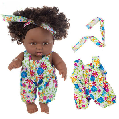 Wholesale Simulation Doll 8-inch African Black Doll Cute Doll