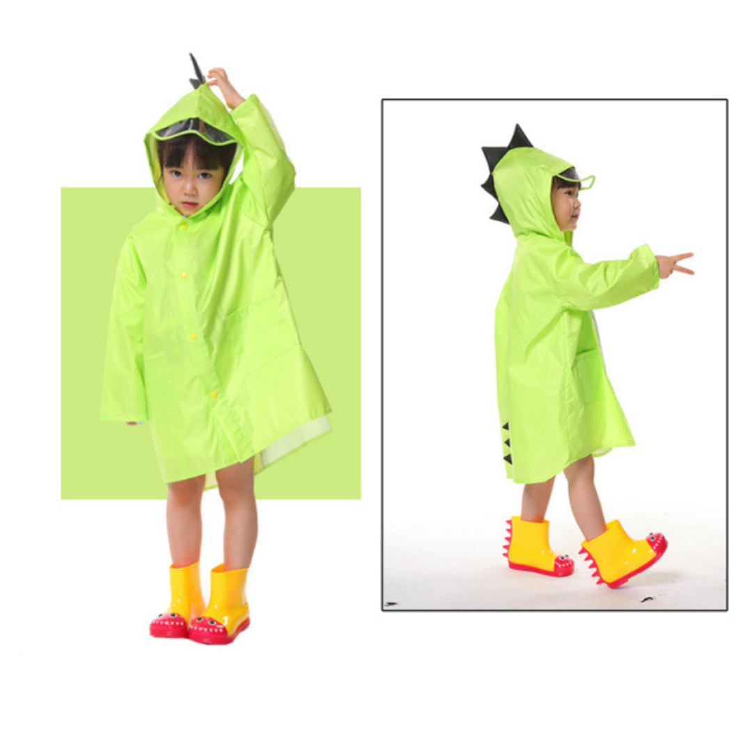 Lightweight Dinosaur Raincoat