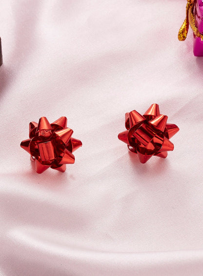 Present Topper Shimmer Stud Earrings
