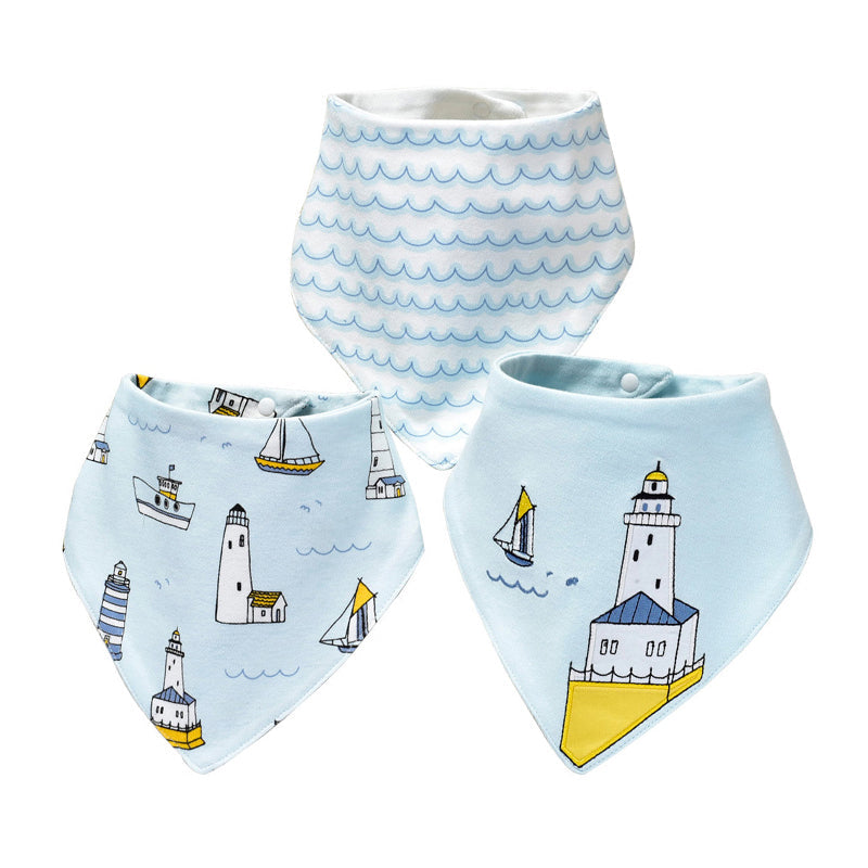 Girls Boys Love heart Animals Unicorn Baby Bibs