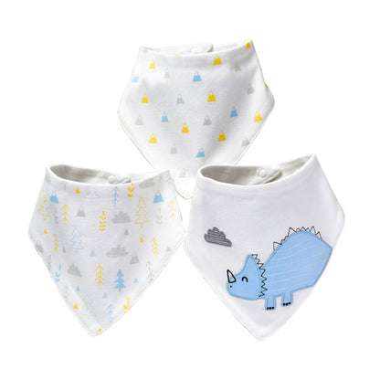 Girls Boys Love heart Animals Unicorn Baby Bibs