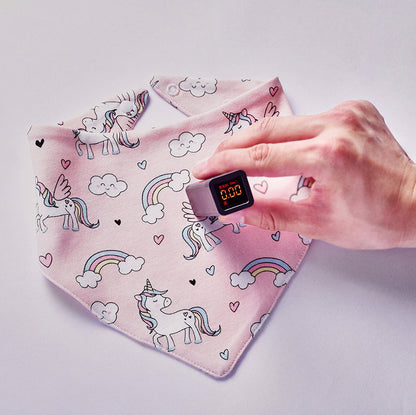 Girls Boys Love heart Animals Unicorn Baby Bibs