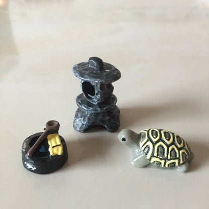 Cartoon Animal Three Piece Set  Doll Resin