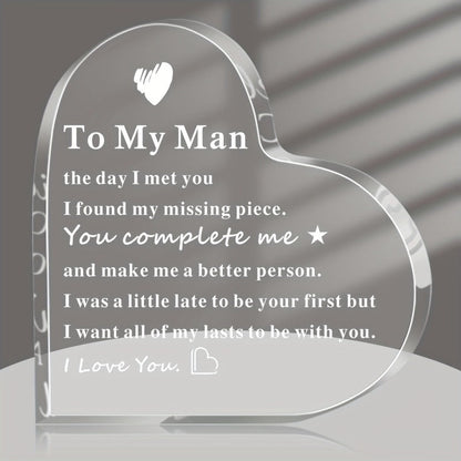 Transparent and Caring Acrylic Ornaments for Mother's
