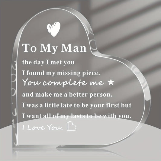 Transparent and Caring Acrylic Ornaments for Mother's