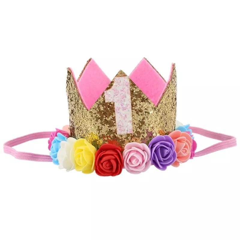 Floral Birthday / Number Crown