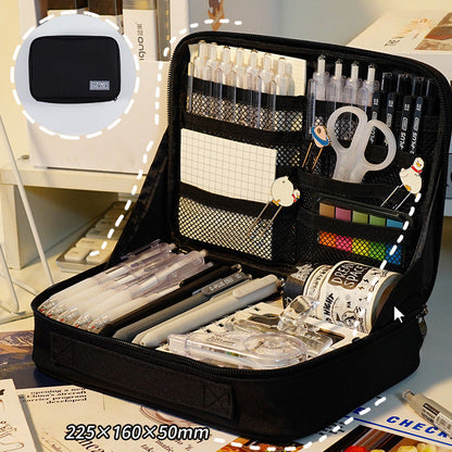 New Capacity Polyester Fiber Pencil Case