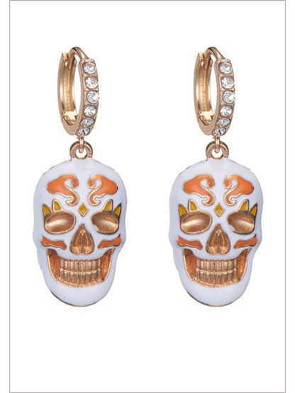 Spook and Sparkle Rhinestone-Embellished Halloween Earrings