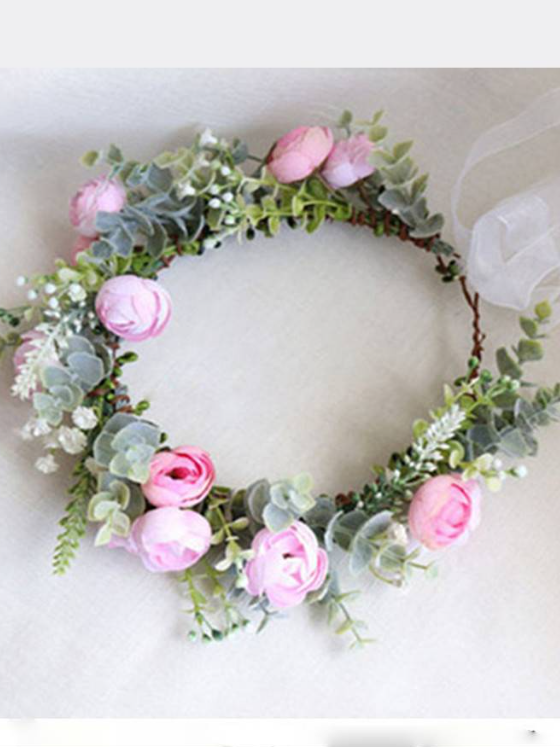 Midsummer Flower and Leaf Halo