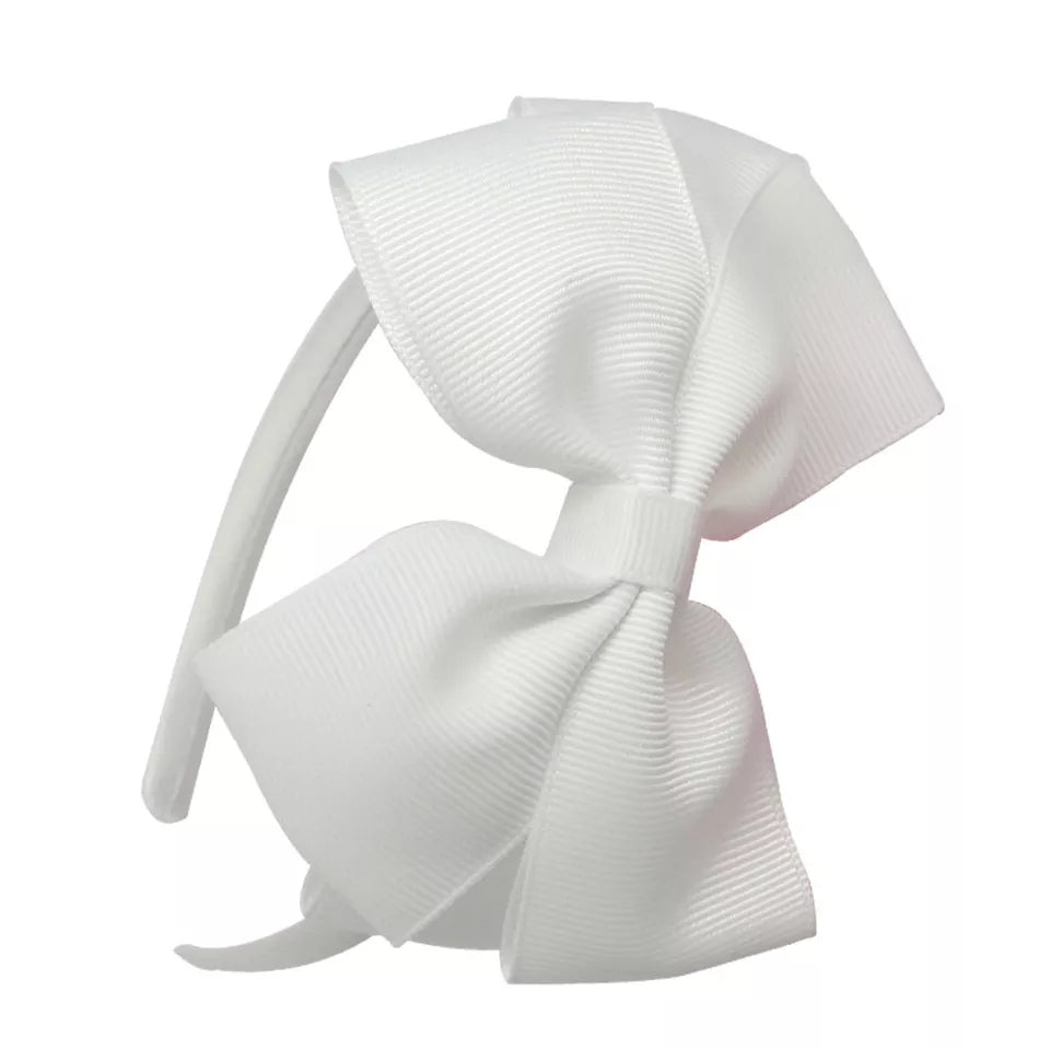 BIG BOW ALICE BAND FOR GIRLS