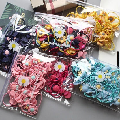 Cartoon Elastic Rings / Hair Candy