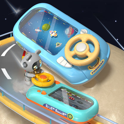Wholesale ABS Challenge Adventure Children's Steering Wheel Electric Table Games