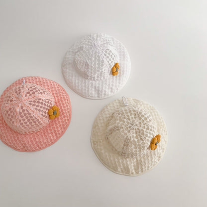 Wholesale Baby Thin Large Brim Sun Protection Breathable Fisherman Hat