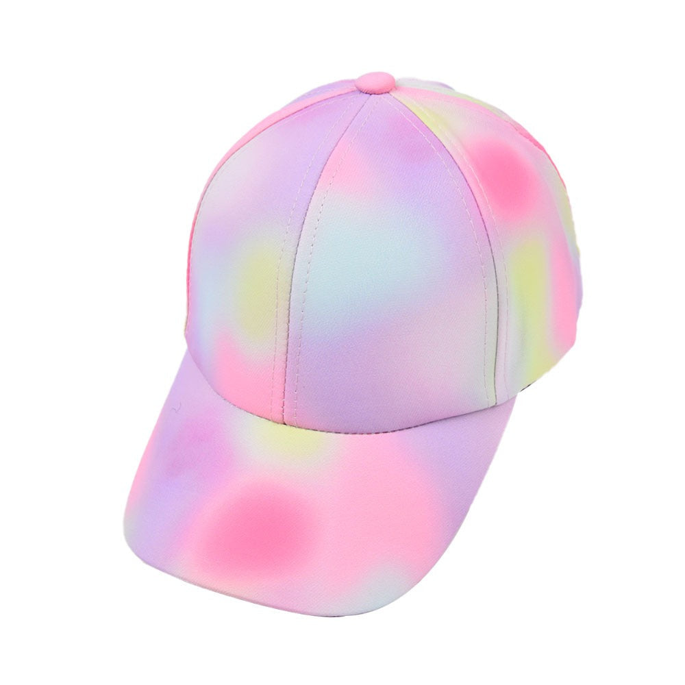 Children's Cartoon Cute Tie-dye Outdoor Baseball Cap