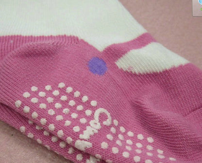 Baby Kid Girls Letters Color-blocking Polka dots Print Socks