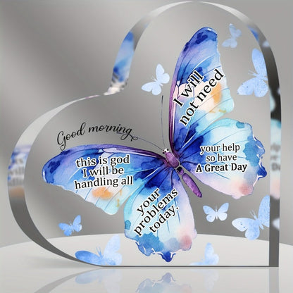 Transparent and Caring Acrylic Ornaments for Mother's