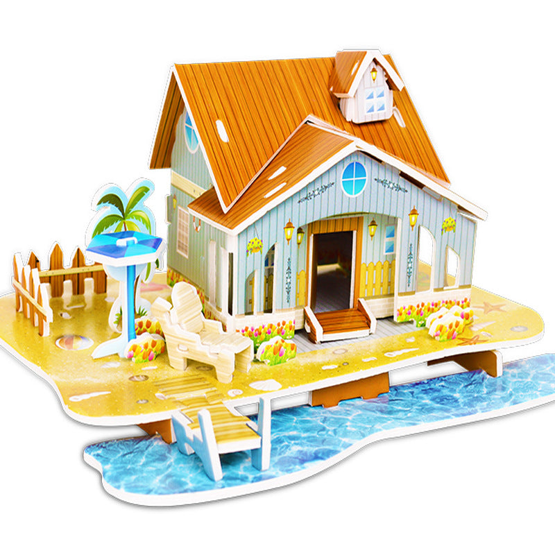 Three-dimensional Paper Puzzle Educational Toys for Kindergarten