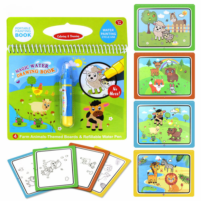 Wholesale Paper Water Painting Books Can Be Reused, and Water Graffiti Books Can Be Used Repeatedly