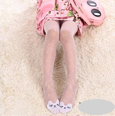 Cute Cat Girl Tights for Girls (1-9Y)