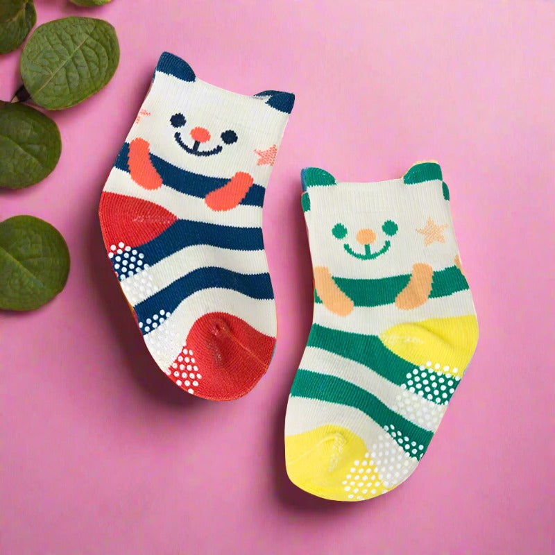 Baby Kid Striped Love heart Polka dots Animals Cartoon Socks