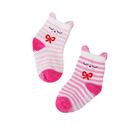 Baby Kid Striped Love heart Polka dots Animals Cartoon Socks