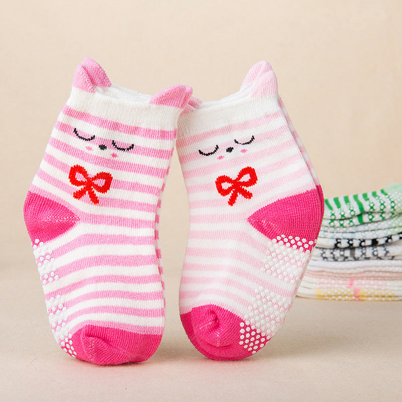 Baby Kid Striped Love heart Polka dots Animals Cartoon Socks