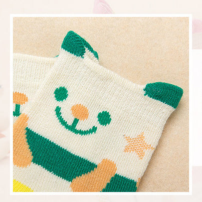 Baby Kid Striped Love heart Polka dots Animals Cartoon Socks