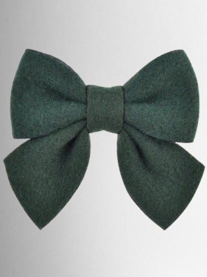 Girls Like to Get Pretty Felt Hair Bow Clip