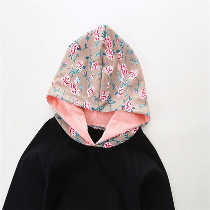 3 Pieces Set Baby Girls Striped Print Hoodies Swearshirts Pants And Bow Headwear Wholesale 58047643
