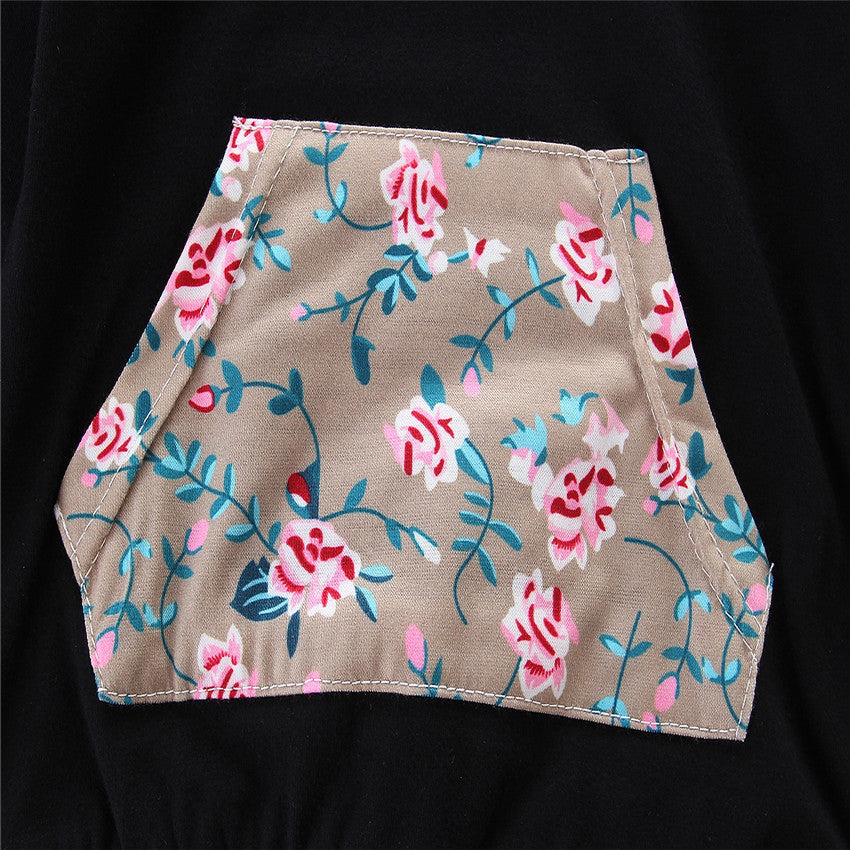 3 Pieces Set Baby Girls Striped Print Hoodies Swearshirts Pants And Bow Headwear Wholesale 58047643
