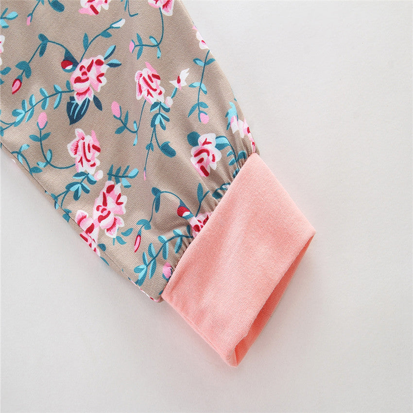 3 Pieces Set Baby Girls Striped Print Hoodies Swearshirts Pants And Bow Headwear Wholesale 58047643