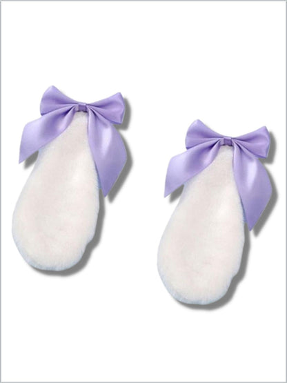 Faux Fur Bunny Ears Hair Clip