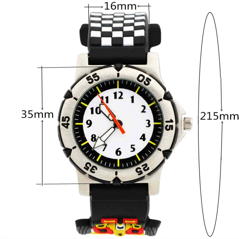 Waterproof Racing Flag Educational Watch