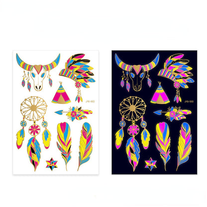 Wholesale Fluorescent Tattoo Sticker Paper TOY