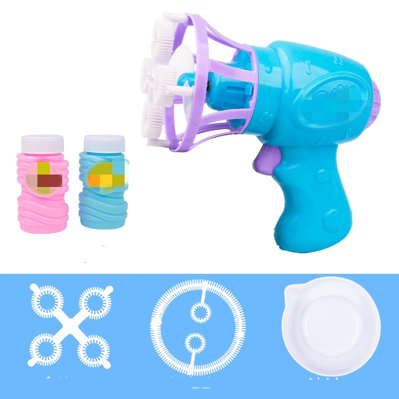 Automatic Children's Electric Fan Bubble Gun