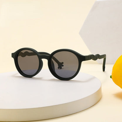 Wholesale Round Frame Sunshade Kids Sunglasses