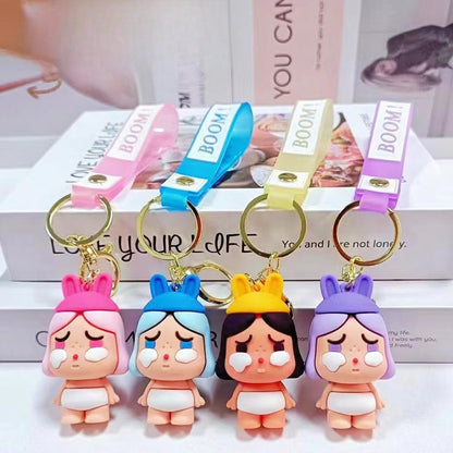 Cartoon Doll Silicone Creative Keychain