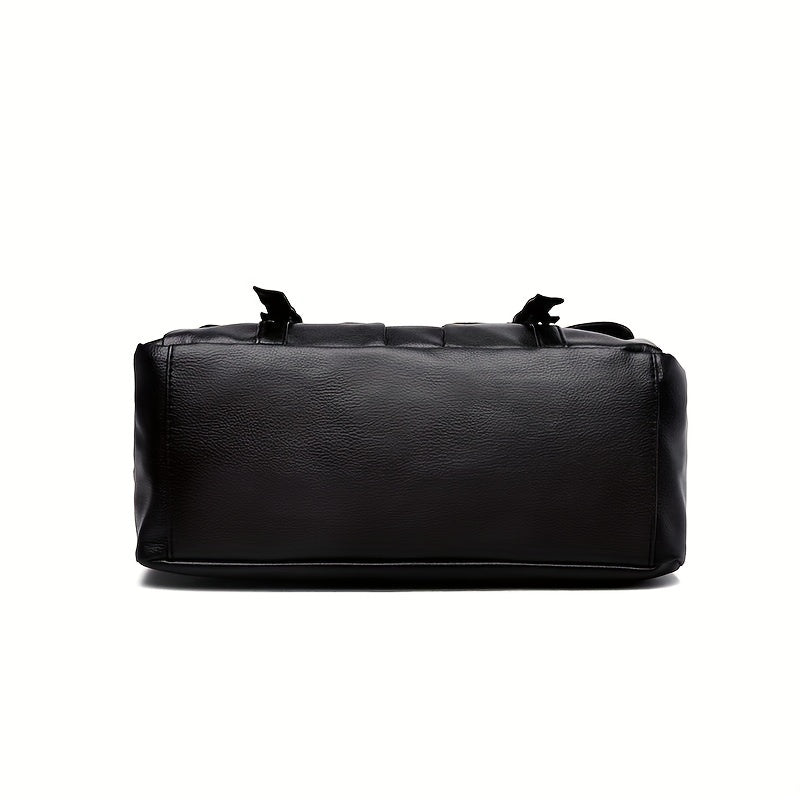 Skull Studded Messenger Bag
