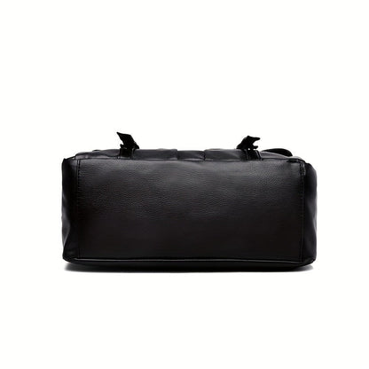 Skull Studded Messenger Bag