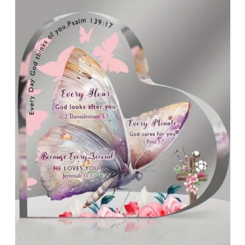 Transparent and Caring Acrylic Ornaments for Mother's